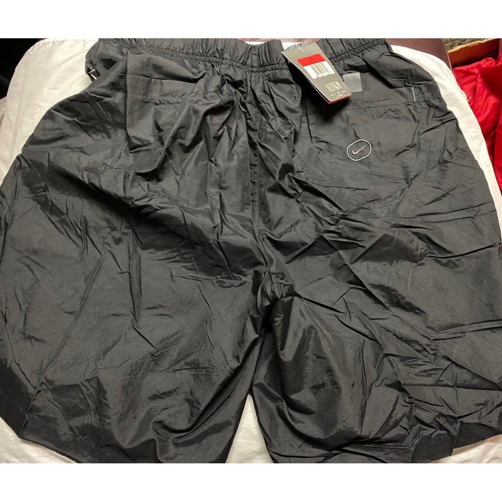 VTG 90s Gray Tag NIKE Swim Trunks Shorts Mesh Lined Nylon Swimming Men's Large L